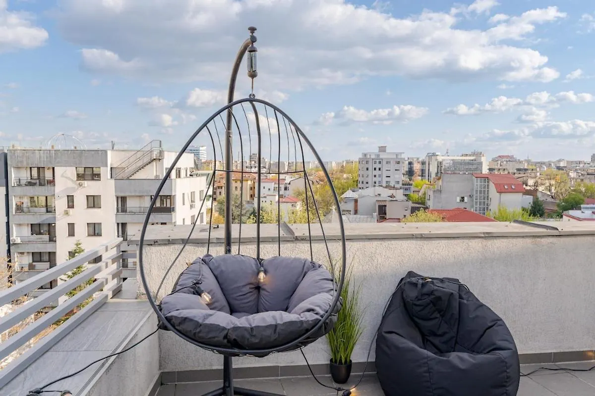Downtown Loft Apartment With Jacuzzi&Terrace Bucharest Romania