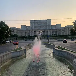 Apartament Chic Piata Constitutiei - View From The Balcony To The Palace Of Parliament, Bucureşti